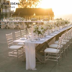 Wholesale Couple Wedding Banquet Chairs With Cushion Stacked Disassembly 40x40x92cm from china suppliers
