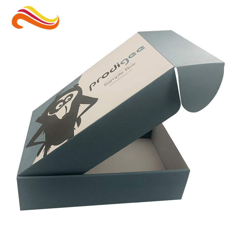 Custom Printed Corrugated Paper Box ,Cosmetic Packaging Mailer Box Red color