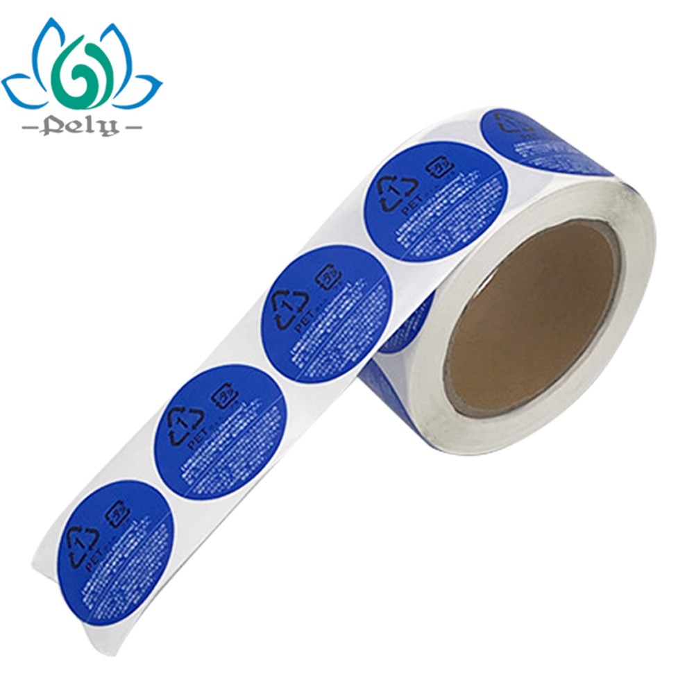Custom 3D hologram Adhesive Vinyl Stickers For Gel Bottle
