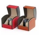 PU Leather Wrist Watch Boxes Packing Case 4c Offset Printing