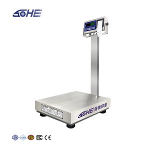 Wholesale Stainless Steel Square Pole Printing Industrial Platform Scale 60cm*80cm from china suppliers