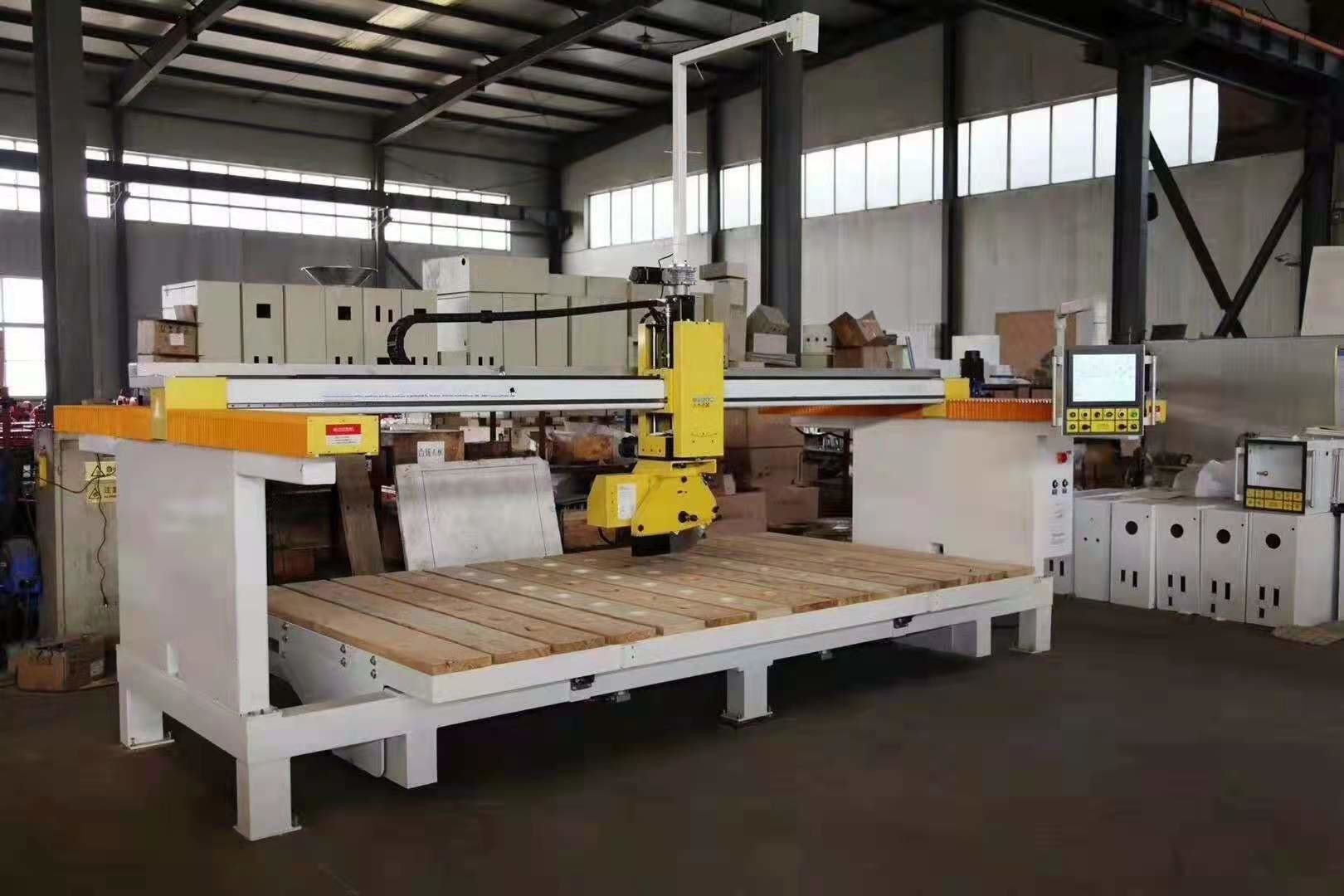 5axis Table Granite Marble Cutting Machine CNC Bridge Saw Sink Kitchen Countertop