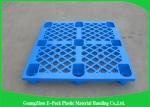 Economica Cargo Nestable Plastic Pallets 9 Legs Export Blue 1200 * 1000mm