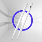 White Aluminum Active Universal Touch Pen With 6mm Tip Diameter