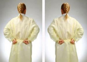 Wholesale Fluid Resistant Medical Isolation Gowns , Multi Ply Non Woven Surgical Gown from china suppliers