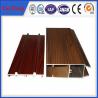 Wooden Surface Windows And Doors Aluminium Profile Extrusion For Windows And Doors for sale