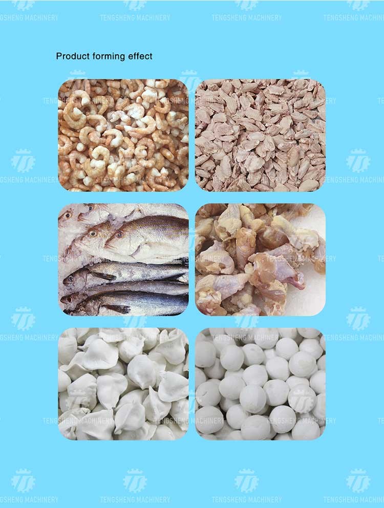 large Bun Quick-Freezer Haliotis Soup Ball Dessert Freezer Food Seafood Quick-Freezer
