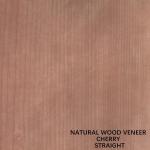 Door Skin American Natural Cherry Wood Veneer Quarter Cut Straight Grain