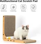 Indoor Corrugated Cardboard Cat Scratcher Luxury Cat Scratch Pad Cardboard