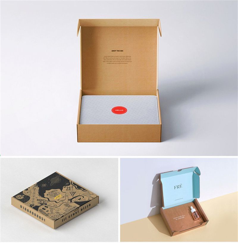 Retail Online Store Packing Rigid Cardboard Paper Corrugated Mailer Box Wholesale Retail Packaging Empty Mailing Folding Carton Boxes for Luxury Clothing Brand