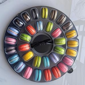 Wholesale French Baking Pastry Macaron Packaging Box Clear Blister Food Box Embossing Printing from china suppliers
