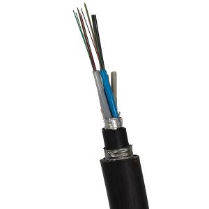 Wholesale Single Mode GYTA53 12/48 Cores Doule Jacket Armored Fiber Optic Cable from china suppliers