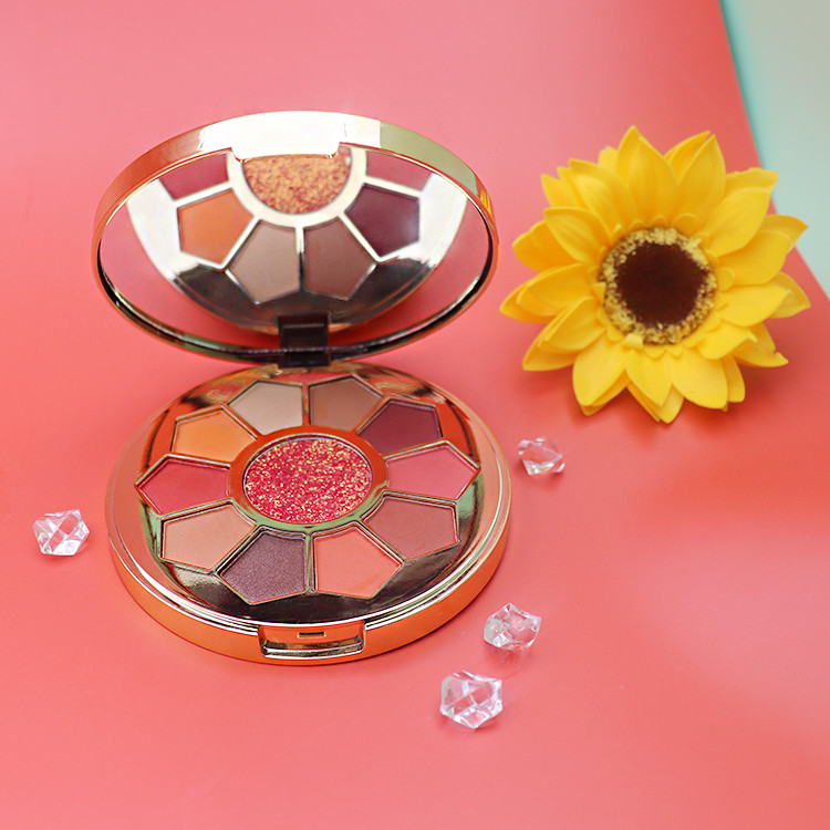 ISO 11Colors Mineral Cosmetics Pearl Eye Shadow Palette 9.6*1.6cm