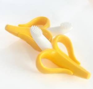 Wholesale Food Grade Silicone Banana Shaped Teething Toy For Babies from china suppliers