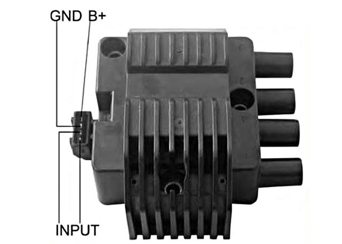 Plastic Auto Ignition Module For Opel Ignition Coil 1208063 10457075 1103872 1103905