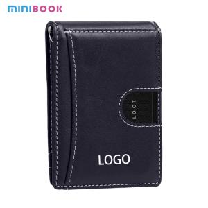 Wholesale GENUINE LEATHER RFID Blocking Slim Front Pocket Mens Wallet Money Clip With ID Window from china suppliers
