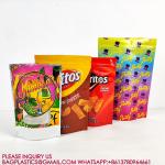 Sustainable Aluminum Foil Bag Candy Biscuit Nut Food Bag Packaging Sealed Zipper