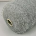 Soft Furry Green Knitting Eyelash Yarn 1.3cm 2cm 9NM 11NM 100% Nylon