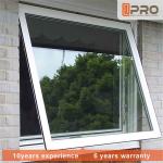 Aluminum Frame Top Hung Casement Window Powder Coating Surface Treatment awning