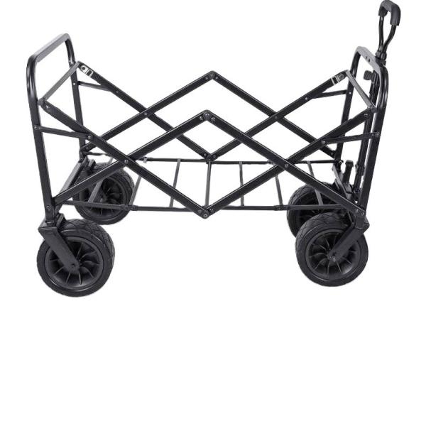 300LBS Capacity Heavy Duty Collapsible Folding Outdoor Wagon Cart for Camping
