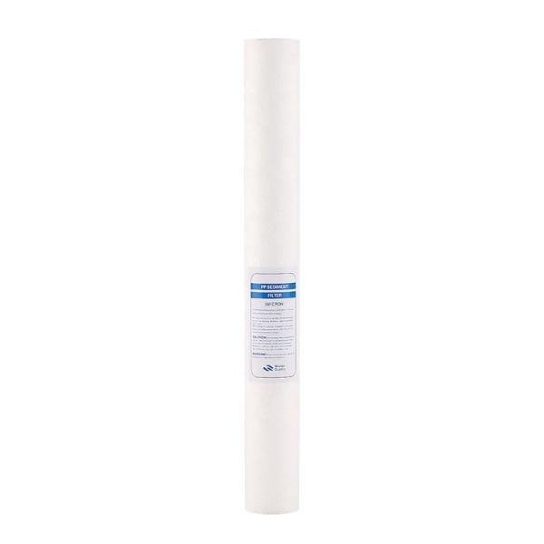 White Melt blown PP filter 5 micron 20 40 inch spun water sediment filter