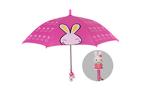 Lovely Strawberry Handle Kids Compact Umbrella 18 Inch Kid Safe Design