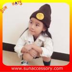 AK170191 Sun Accessory fashion cheap winter knitted baby beanie hats for kids
