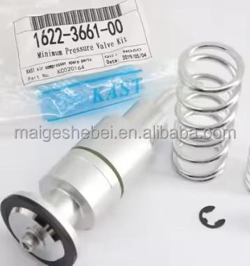 Atlas Air Compressor Repair Kit 1622366100 Minimum Pressure Valve Aluminum Oil