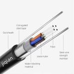 Gyxtw Fiber Optic Cable Aerial Armored Fiber Optic Cable With Messenger GYXTW