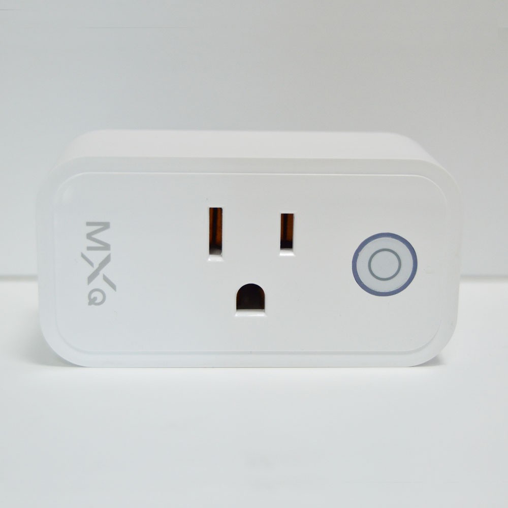 Commercial Wifi Controlled Plug , Wifi Smart Power Plug ABS Flame Retarding Material
