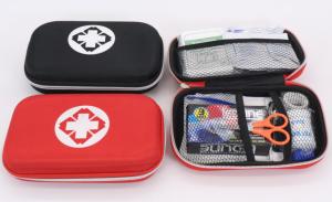 Wholesale Compact Travel First Aid Kit Items Case Box Survival Tool Automobile Outdoor 21.5x13.5x5cm from china suppliers