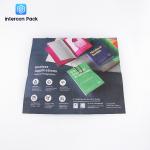 Biodegradable Stone Paper Bag Three Side Sealing Zipper Packaging Bag