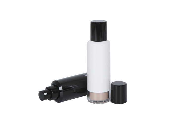 30ml Acrylic Bottle PP Cap / Pump Round shape Foundation Bottle Skin Care Packaging UKE23