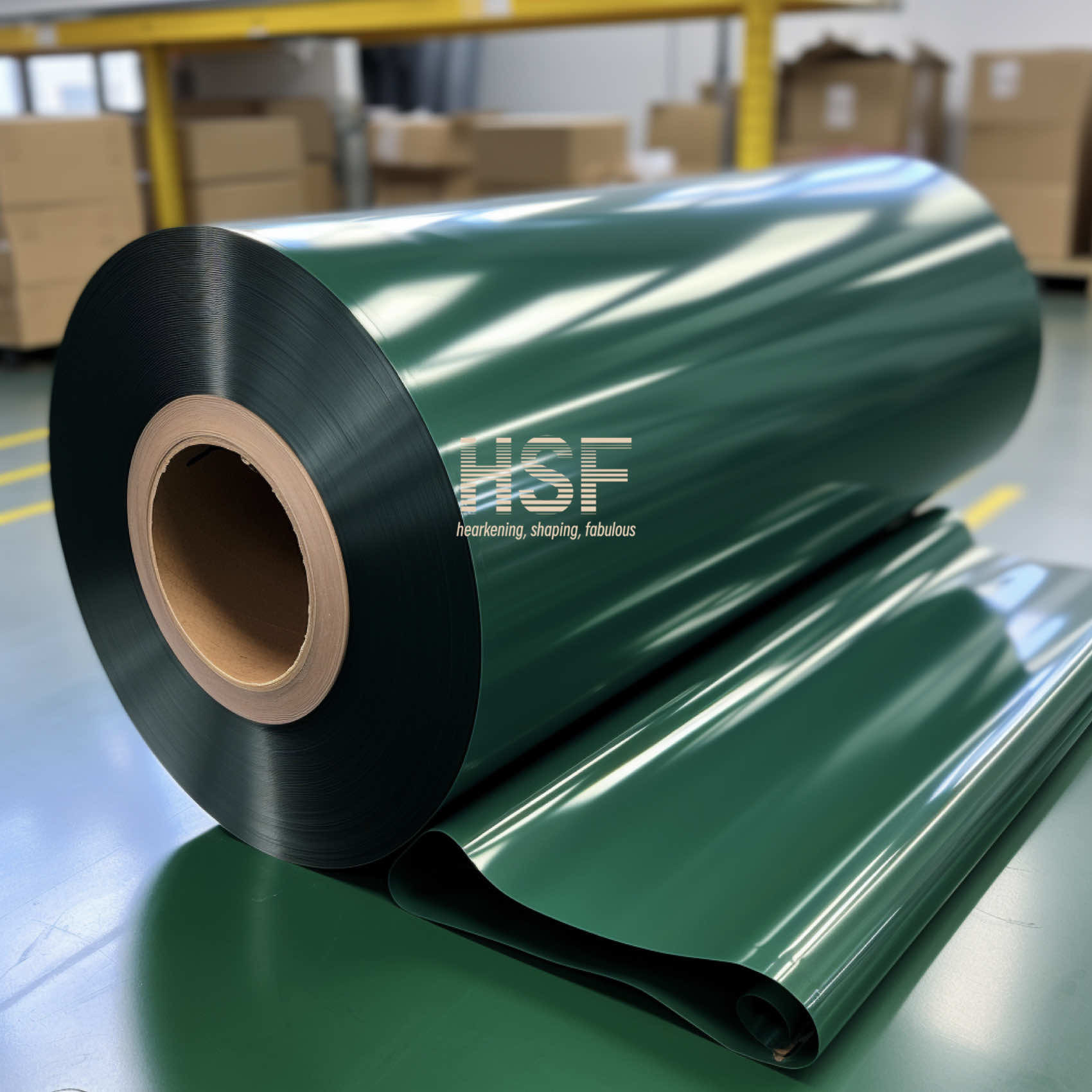 80uM Opaque Green PE Polyethylene Silicone Coated Release Film