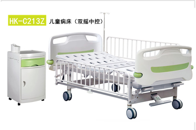 Two function manual children's medical bed HK-C213Z