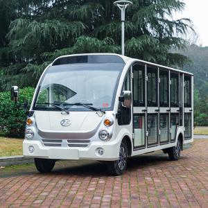 Wholesale Enclosed Doors AC Motor Electric Cars 14 Seats Mini Sightseeing Bus Electric Carts from china suppliers