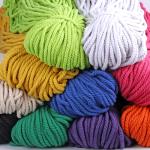 braided 3mm waxed cotton cord colorful twisted waxed cotton rope