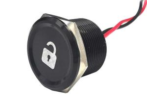 Wholesale Ip68 Aluminum Waterproof Piezo Touch Switch 19mm Latching Momentary Black from china suppliers