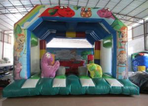 Wholesale Attractive Toddler Custom Made Inflatables Dinosaur Bounce House Silk Printing from china suppliers