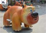 Shopping Mall Lovely Kiddie Rides Simulation Cartoon Brown Bear Toy Car To Drive