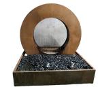 Customizable Electric Corten Steel Water Feature For Architectural Design