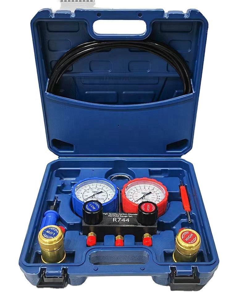 R744 Air Compression Technology Manifold Gauge Set for 744refrigerant Fluoridation