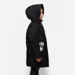 Bilemi Solid Black Thick Hooded Warm Boys Winter Jacket Fashion Parka Kids