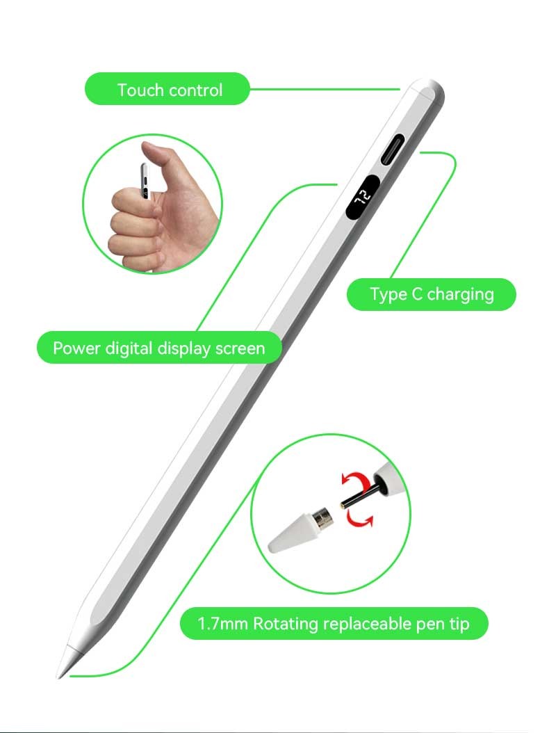 165*9mm Universal Stylus Pencil Write Draw Note Smart Touch Screen Use