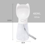 480 Ml Portable Travel Pet Water Bottle For Dogs Bulldog