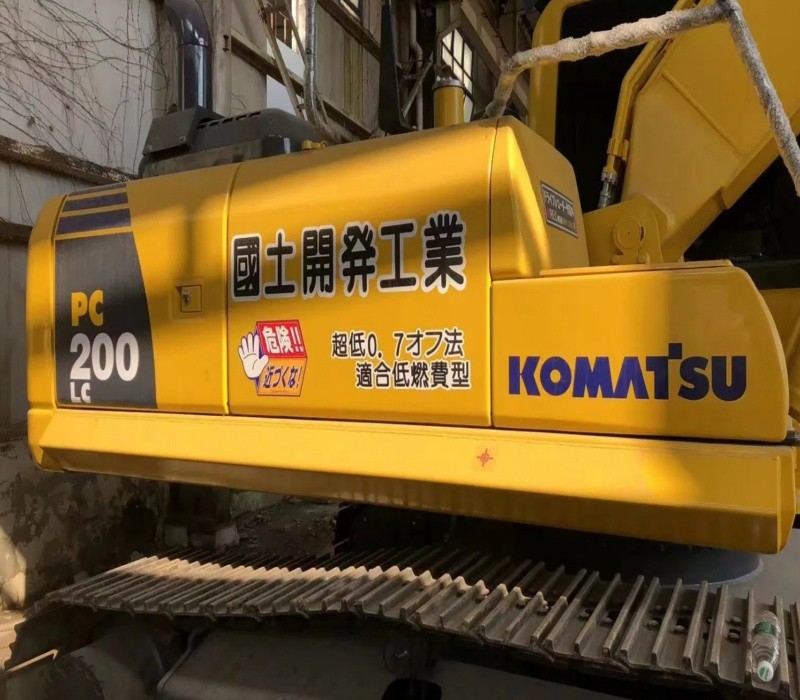 Hydraulic Used Crawler Excavator 110KW Komatsu Pc 200LC With 110kw Good condition SAA6D107E-1 engine