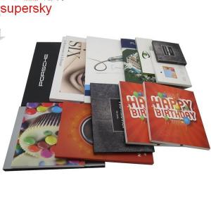 Wholesale Four Color Printed Video In Print Brochure , Greeting Card With Video Screen from china suppliers