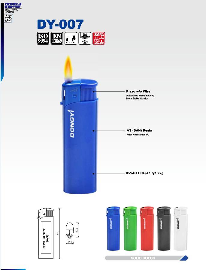 Wholesale Portable Colorful Plastic Disposable and Refillable Torch Lighter