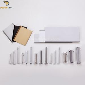 Wholesale J Type Skirting Aluminium Profile , Skirting Moulding Profiles For Wall Corner from china suppliers