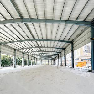 Wholesale Prefabricated Steel Structure Workshop Factory , Prefab Metal Garage Buildings from china suppliers